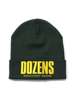 LOOPHOLE 20th ANNIVERSARY DOZENS KNIT CAP (DARK GREEN) / ループホール20周年記念 ダズンズニットキャップ