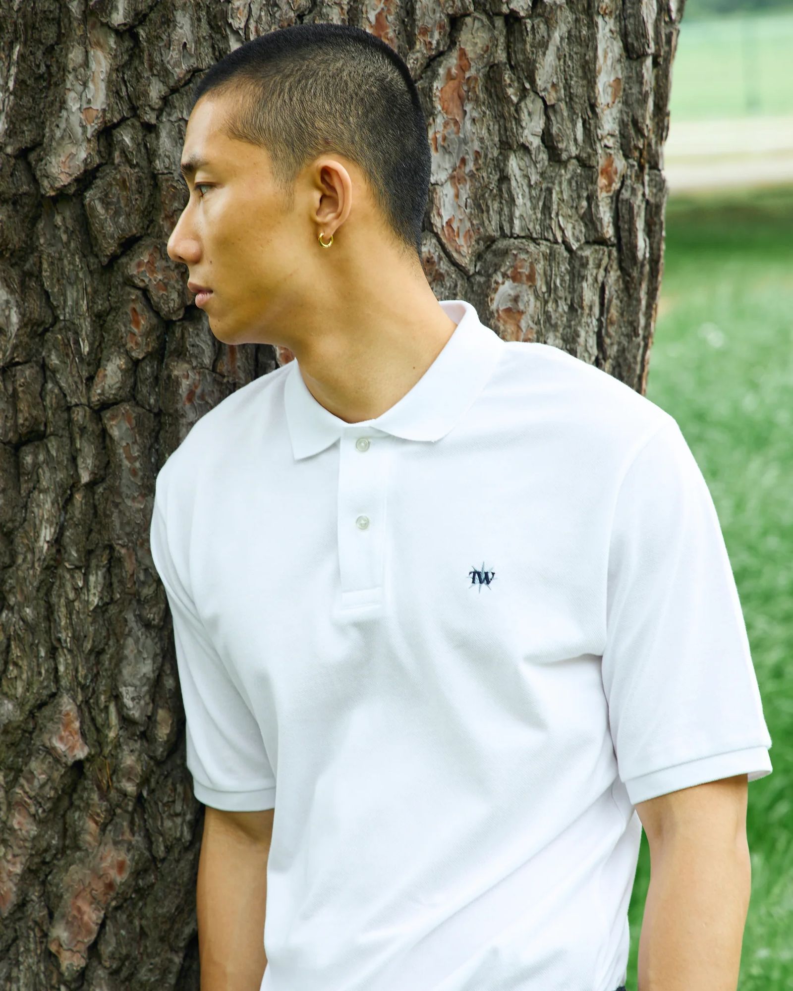 GDC×TW Polo Shirt (WHITE) / ×TW コラボ ポロシャツ