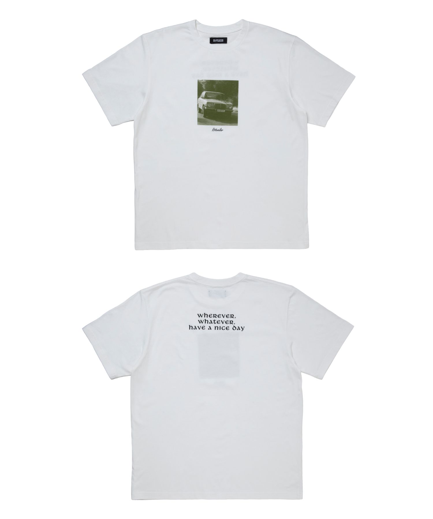 R9 PHOTO TEE (WHITE) /  オリジナル フォトプリント Tシャツ