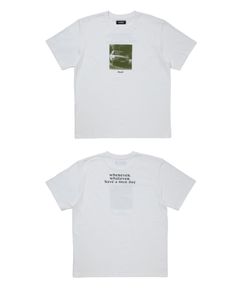 R9 PHOTO TEE (WHITE) /  オリジナル フォトプリント Tシャツ