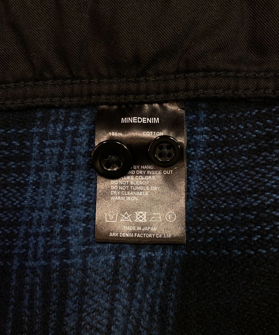 Distortion Ombre Check Flannel Over SH (BPT) / ディストーション オンブレチェック フランネル オーバーシャツジャケット