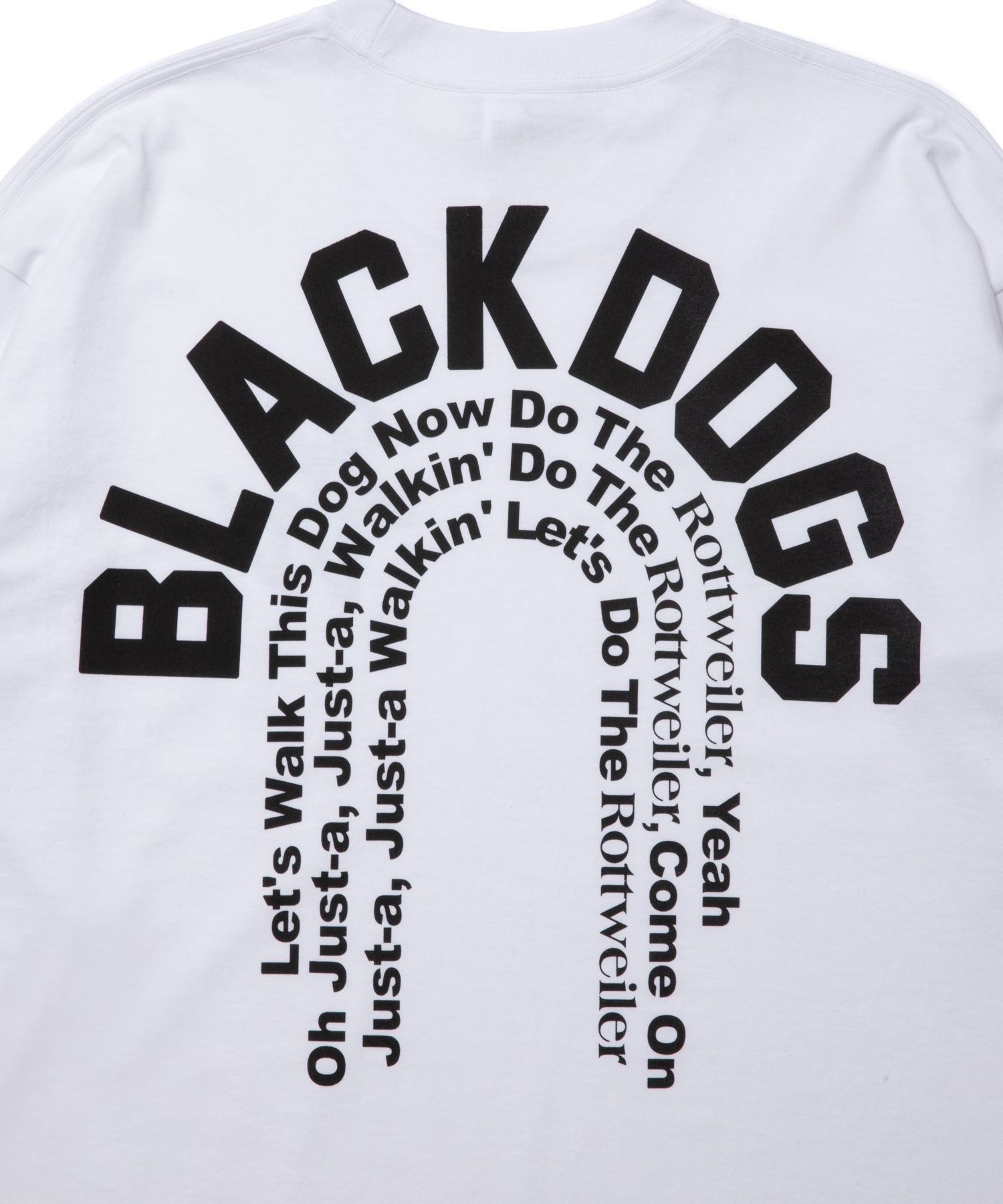 ROTTWEILER - R DOG L/S TEE (WHITE) / プリントロンT | LOOPHOLE