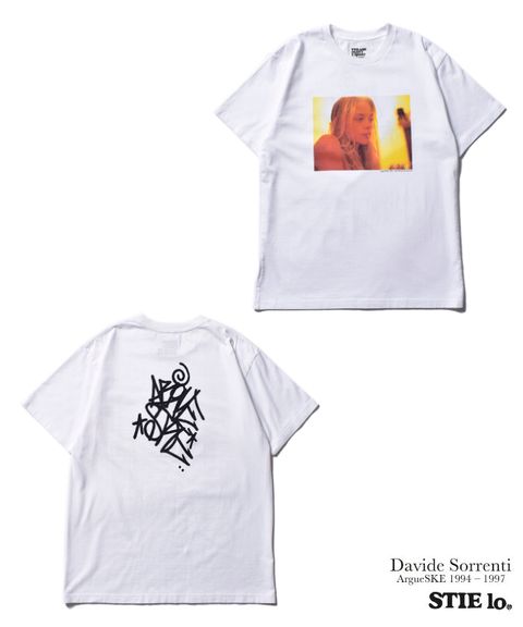 Stie-lo × Davide Sorrenti Orange-Aid T-SH (WHITE) / ×スティーロ×ダヴィデ・ソレンティ コラボフォトT