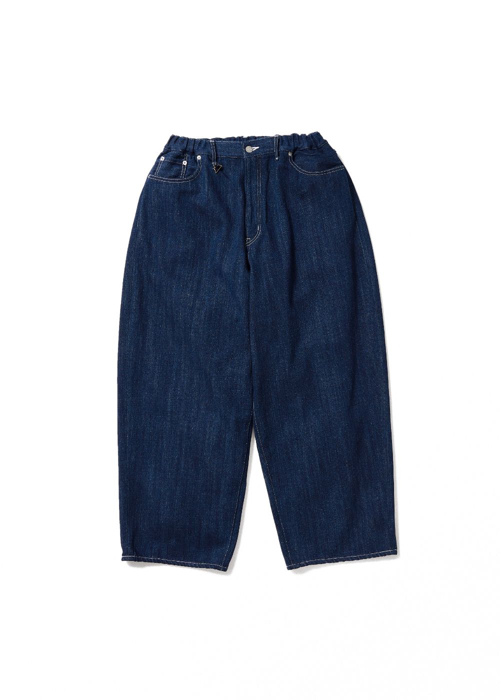 GARAGE DENIM (BLUE) / スラブデニム ワイド パンツ
