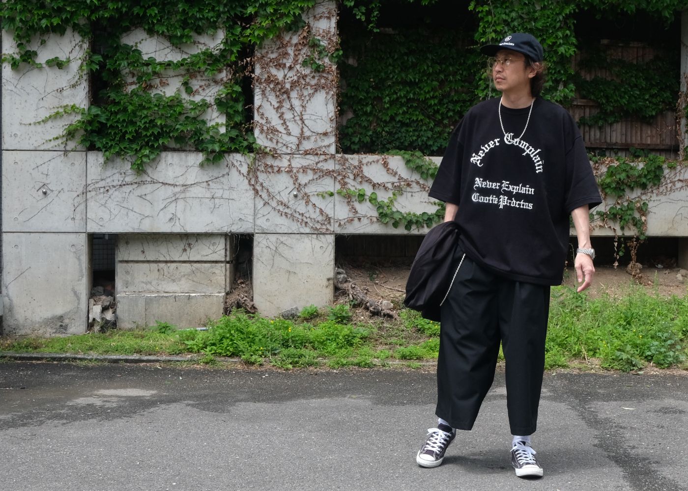 COOTIE PRODUCTIONS - T/R Shin Cut Wide Easy Trousers | LOOPHOLE