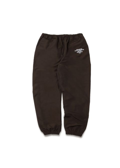 Nylon Track Pant (BROWN) / セットアップ トラックパンツ