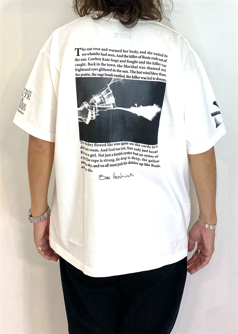 Sam Haskins × Stie-lo T-SH (WHITE) / ×スティーロ×サム・ハスキンス  コラボ フォト Tシャツ