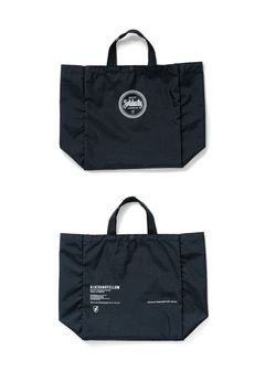 NYLON MINI TOTE BAG (BLACK) / オリジナル ミニトートバッグ