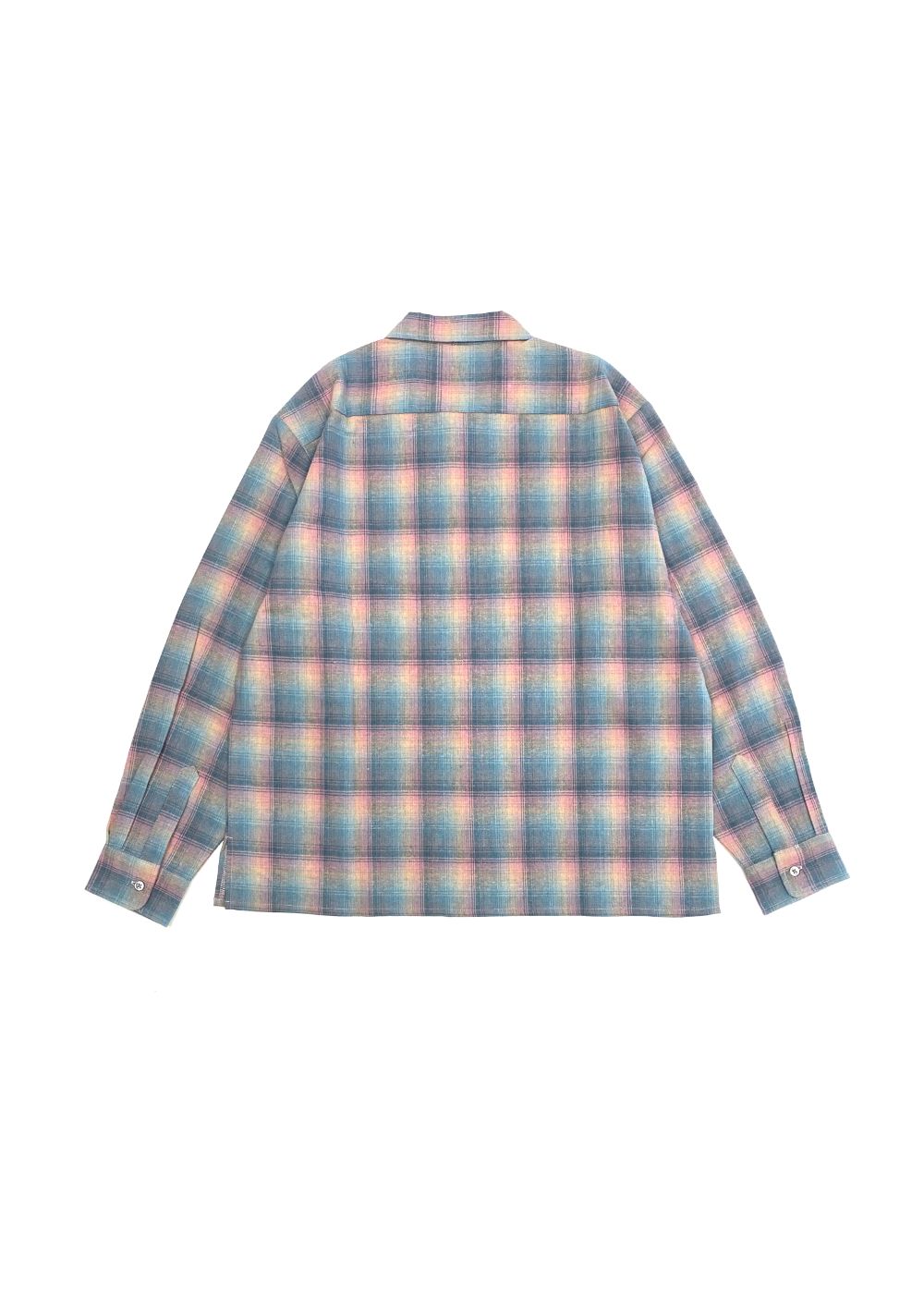 Flannel Check L/S Shirt (SAX) / ネル チェック シャツ