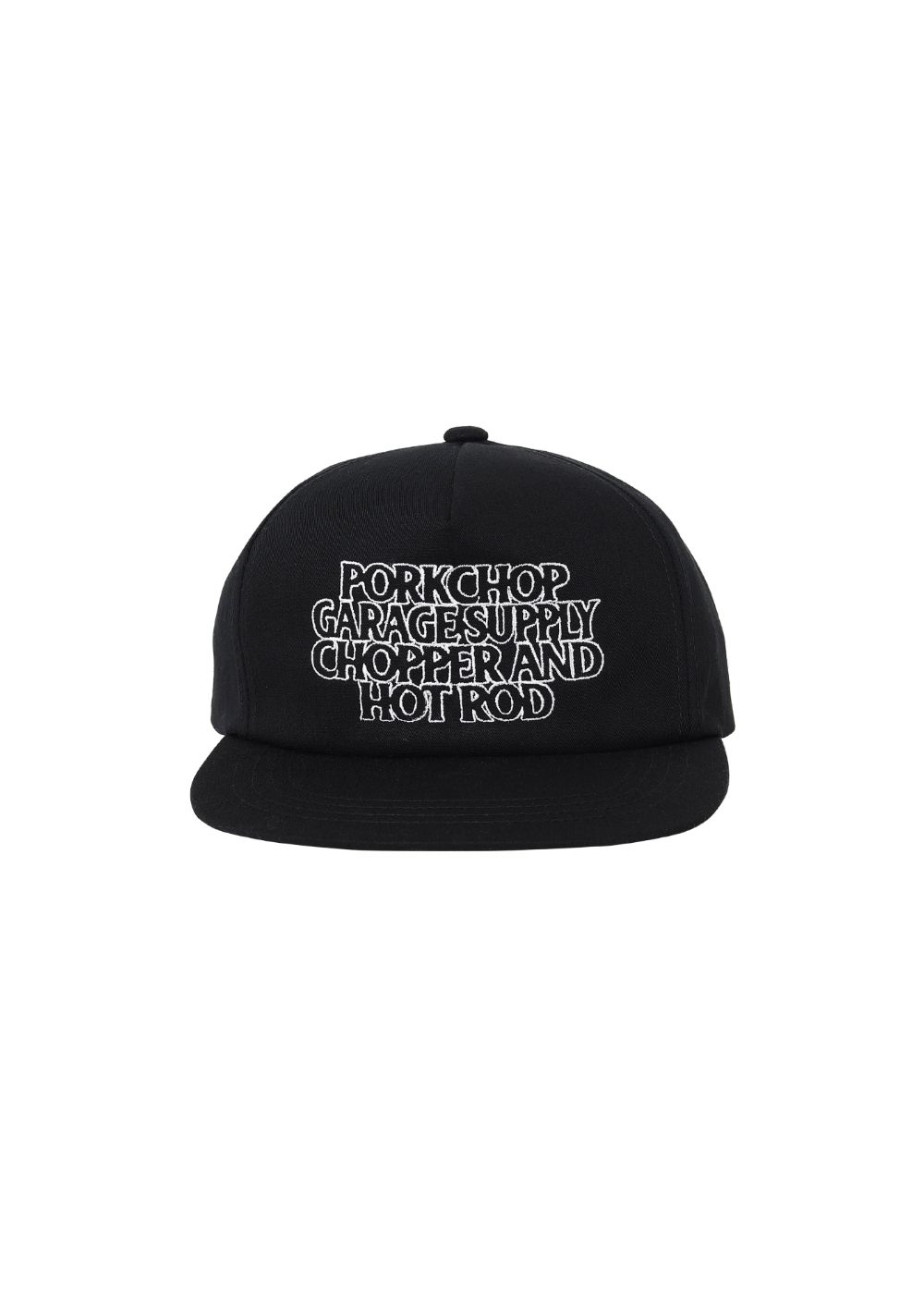 C&H LOGO COTTON CAP (BLACK) / ロゴ 刺繍 キャップ