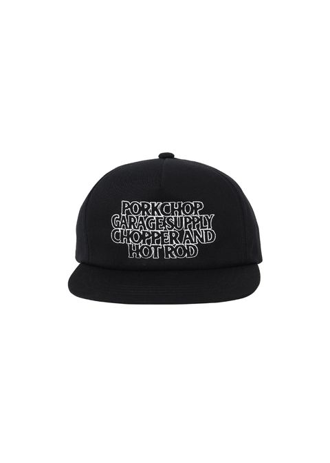 C&H LOGO COTTON CAP (BLACK) / ロゴ 刺繍 キャップ