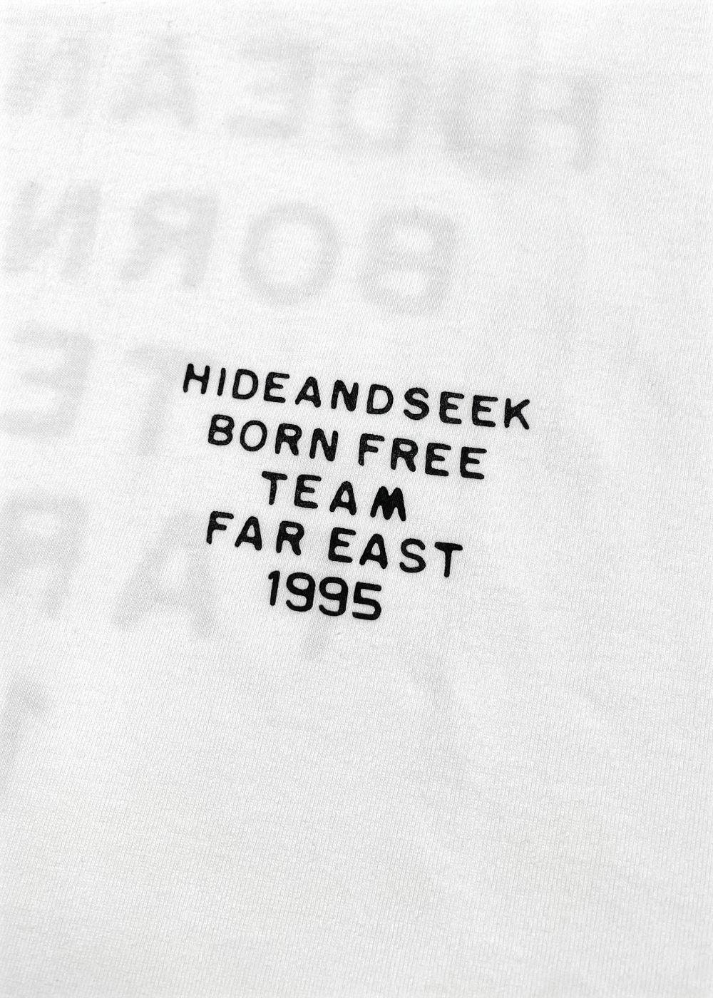 Typewriter S/S Tee (BigSilhouette) (WHITE) / ヘビーオンス ワイド Tシャツ