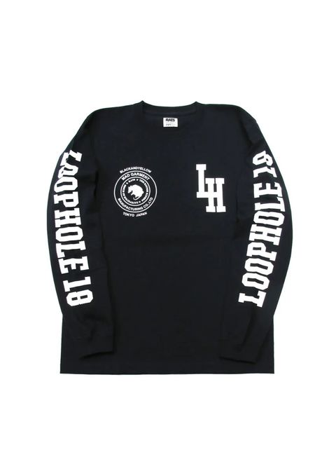 LOOPHOLE 18th ANNIVERSARY L/S TEE (BLACK) / ループホール18周年記念 L/S T