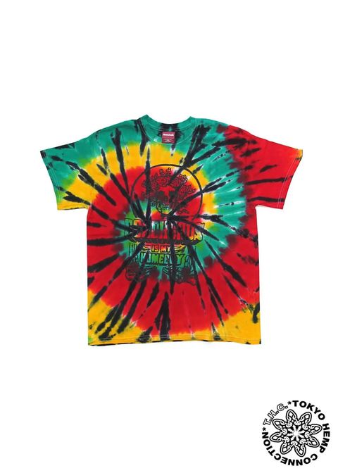 ×THC S/S TEE (TIE DYE RASTA) / TOKYO HEMP CONNECTION コラボタイダイ染めT