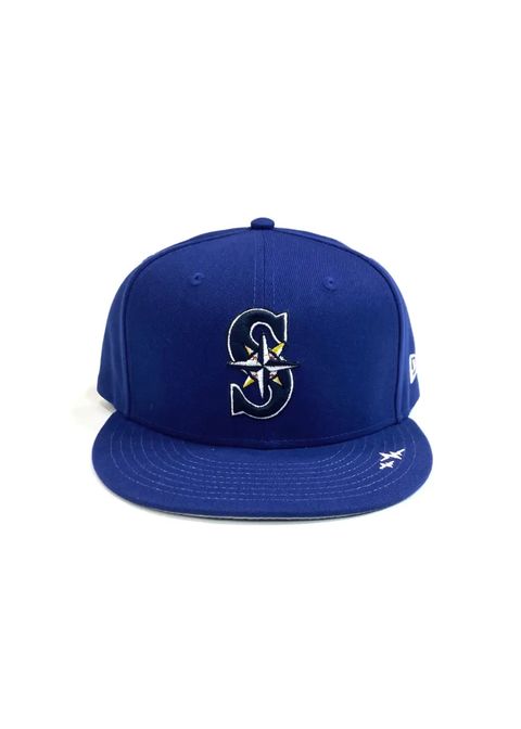 ×NEWERA SEATTLE MARINERS CAP (BLUE) / ニューエラ コラボベースボールキャップ