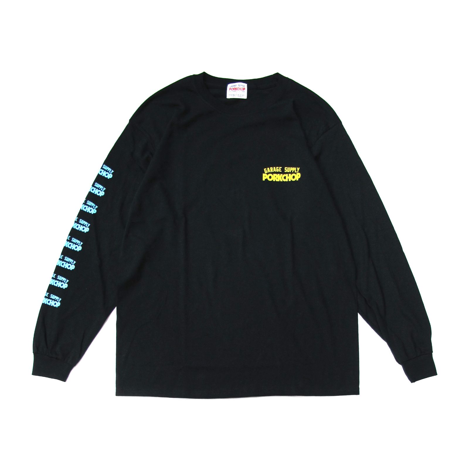 PORKCHOP - CRUSHER L/S TEE (BLACK) / クラッシャー ロングスリーブ T