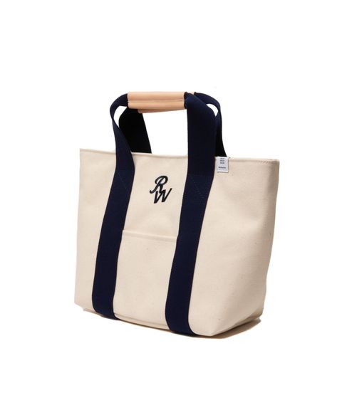 CANVAS TOTE BAG SMALL (NAVY) / 定番キャンバストートバッグ (スモール)