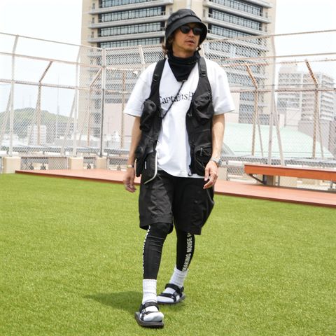 今期も好評のショーツ&レギンススタイル。