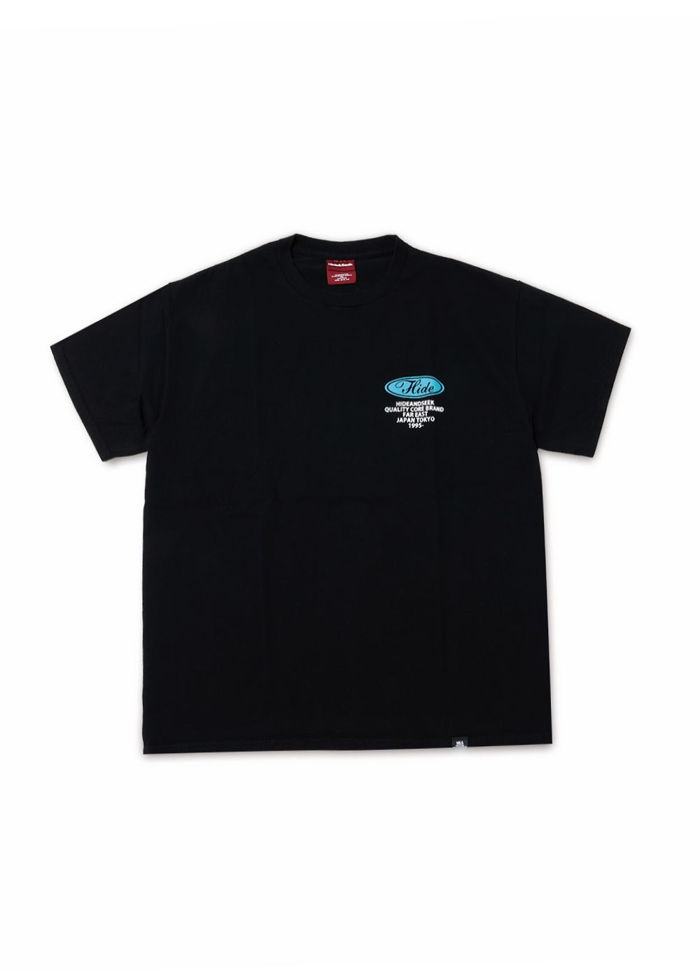 HIDEANDSEEK Tシャツ　Lサイズ　黒　ブラック HIDE AND SEEK - Circle Logo S/S Tee (BLACK) / ロゴ プリント
