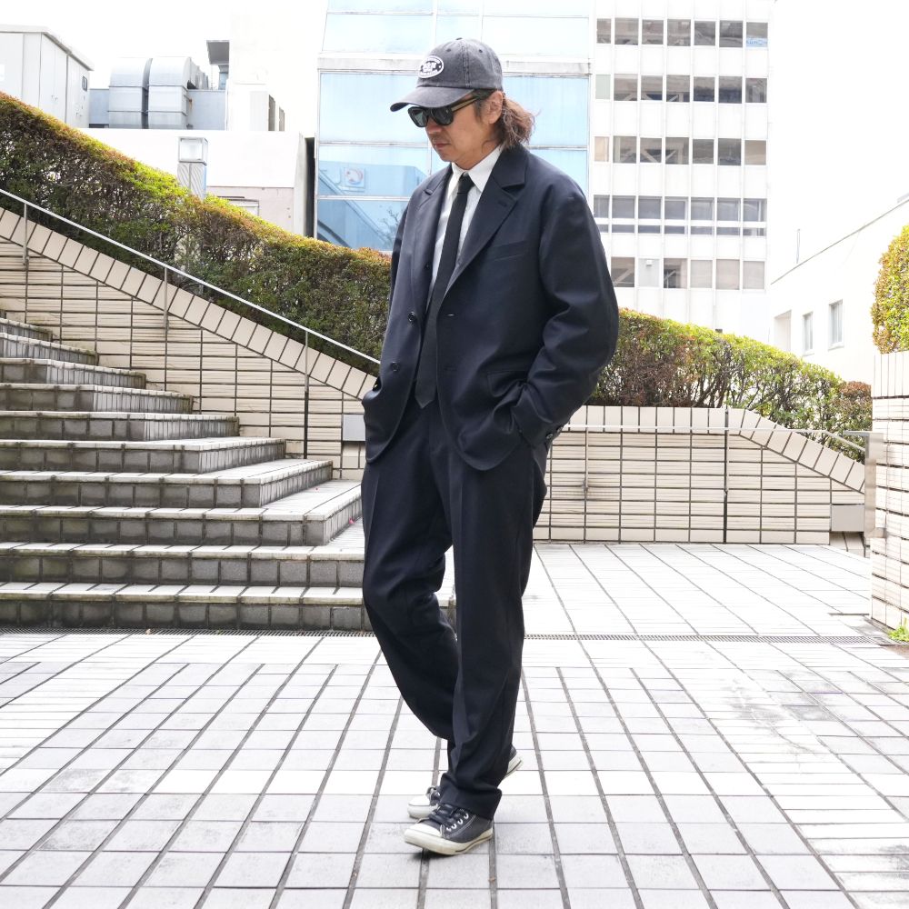 3B TAILORED JACKET "MICHAEL" (BLACK) / テーラード ジャケット