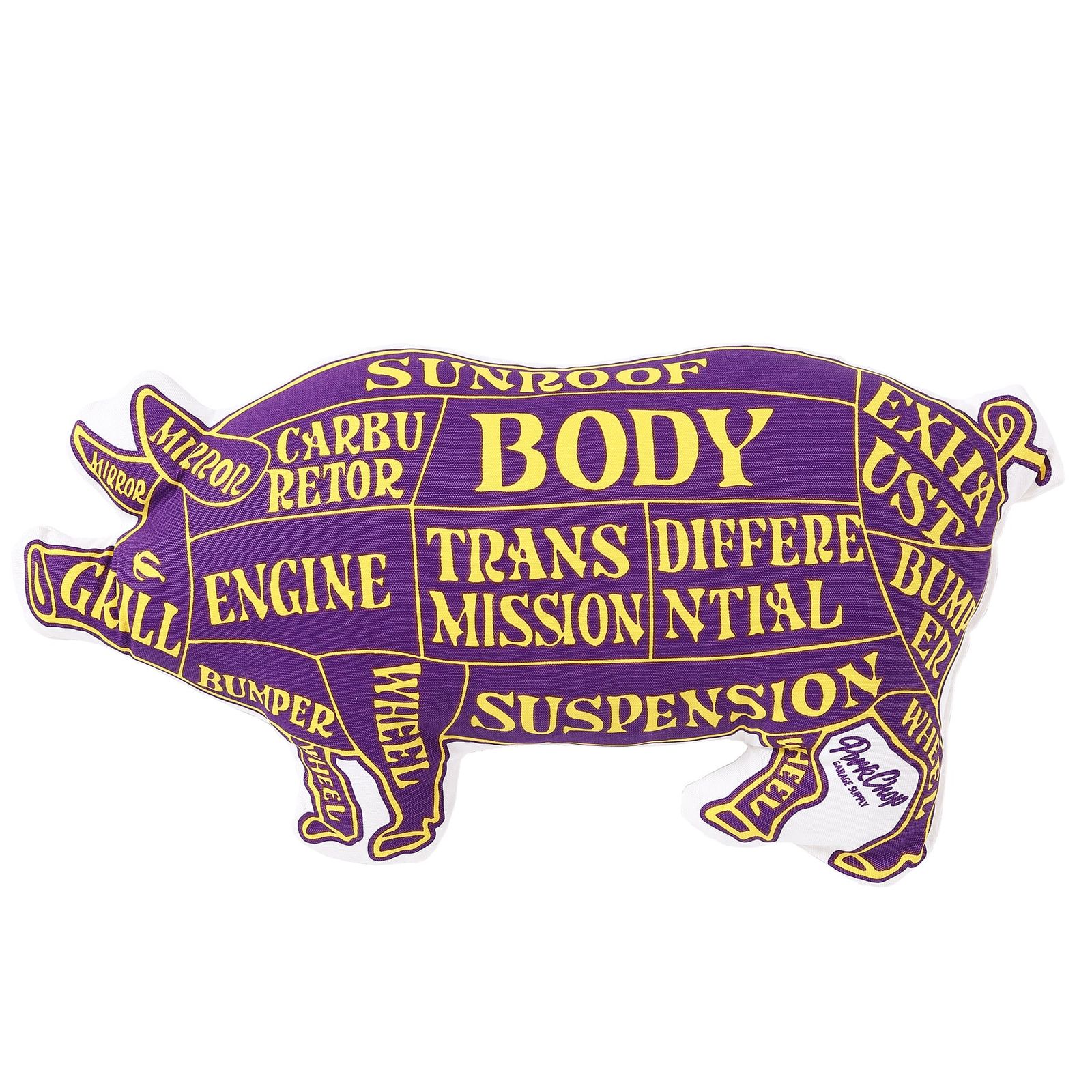 PORKCHOP GARAGE SUPPLY - PORK CUSHION (PURPLE×ORANGE