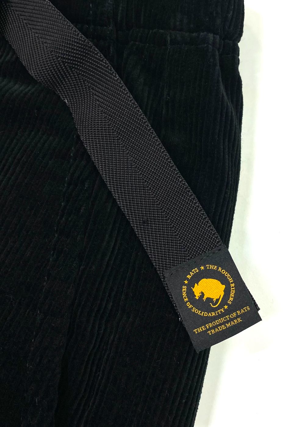 【ラスト1点】CORDUROY EASY PANTS (BLACK) / コーデュロイ イージー パンツ