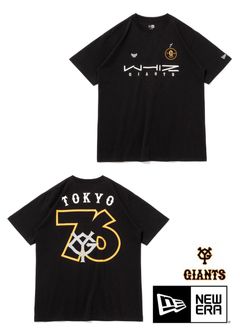 ×YOMIURI GIANTS ×NEWERA TEAM TEE (BLACK) / 読売ジャイアンツ & ニューエラ コラボ Tシャツ