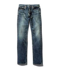 Standard Slim STR 5pocket (USD) / スタンダードスリムユーズドデニムパンツ