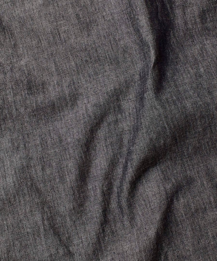 Chambray Open Collar L/S SH (CGR) / シャンブレー オープンカラーシャツ