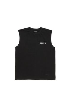 R9 RTWLA NOSLEEVE TEE (BLACK) / オリジナル ノースリーブ Tシャツ
