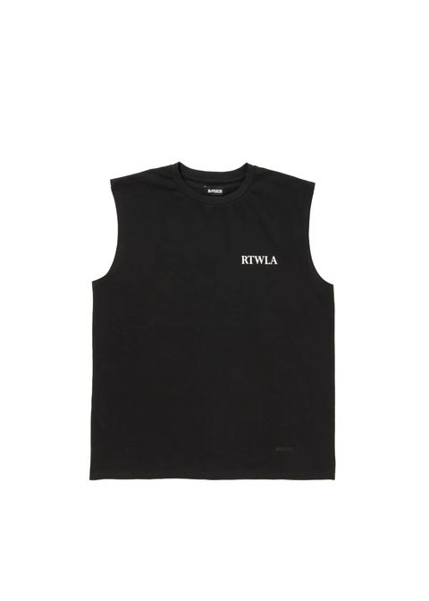 R9 RTWLA NOSLEEVE TEE (BLACK) / オリジナル ノースリーブ Tシャツ