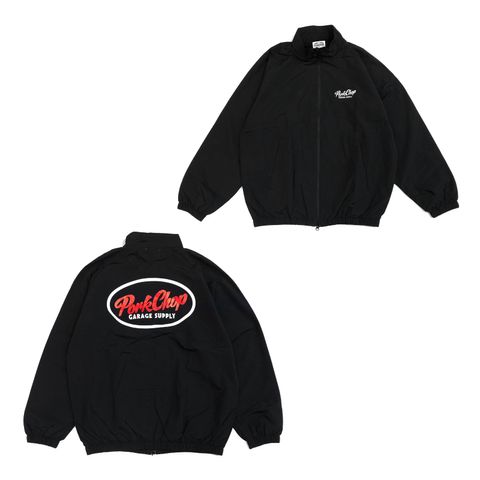 OVAL LOGO NYLON JACKET  (BLACK) / オーバルロゴ ナイロン ジャケット。