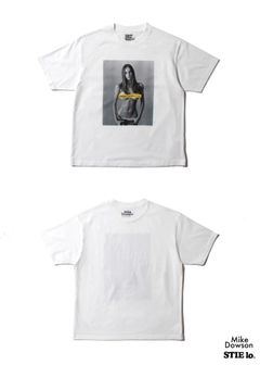 Stie-lo × Mike Dowson T-SH (WHITE) / ×スティーロ×マイク・ドーソン コラボフォトT
