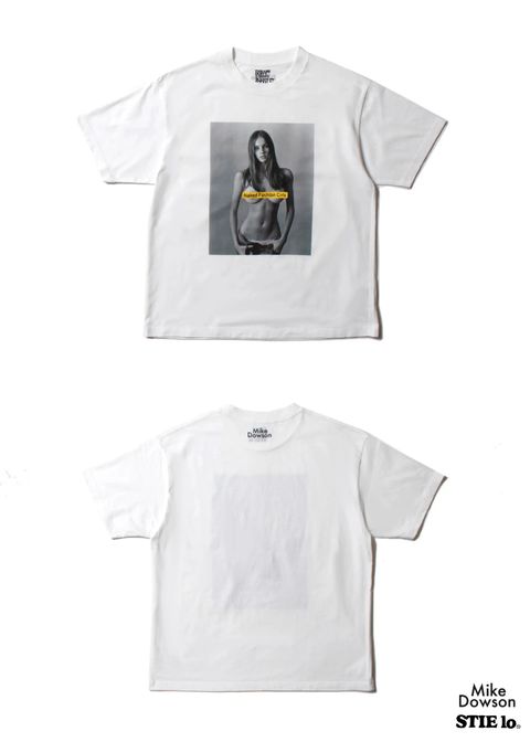 Stie-lo × Mike Dowson T-SH (WHITE) / ×スティーロ×マイク・ドーソン コラボフォトT