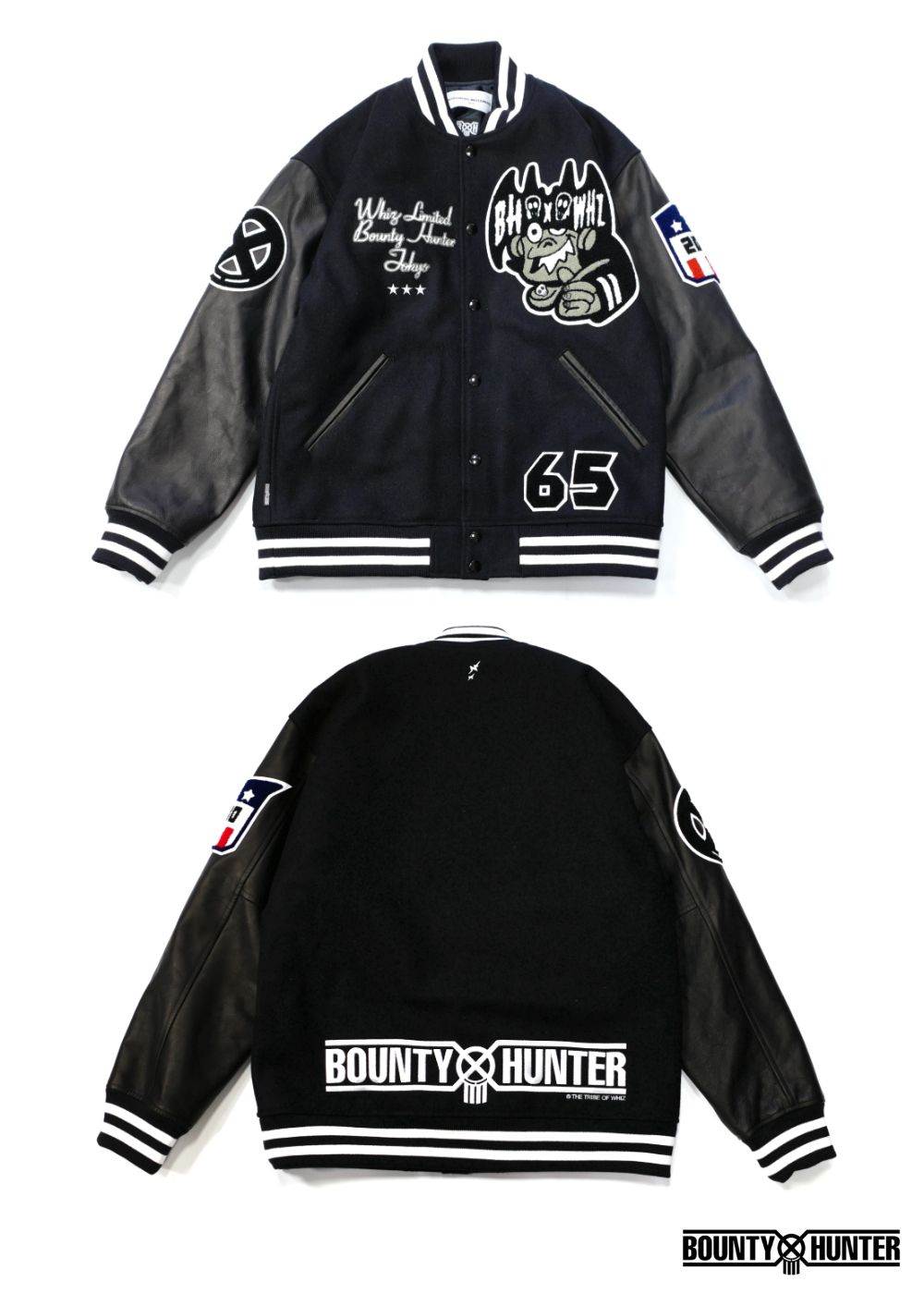 COLLABORATION STA JACKET (BLACK) / 新年恒例76枚限定 リミテッドスタジャン - M