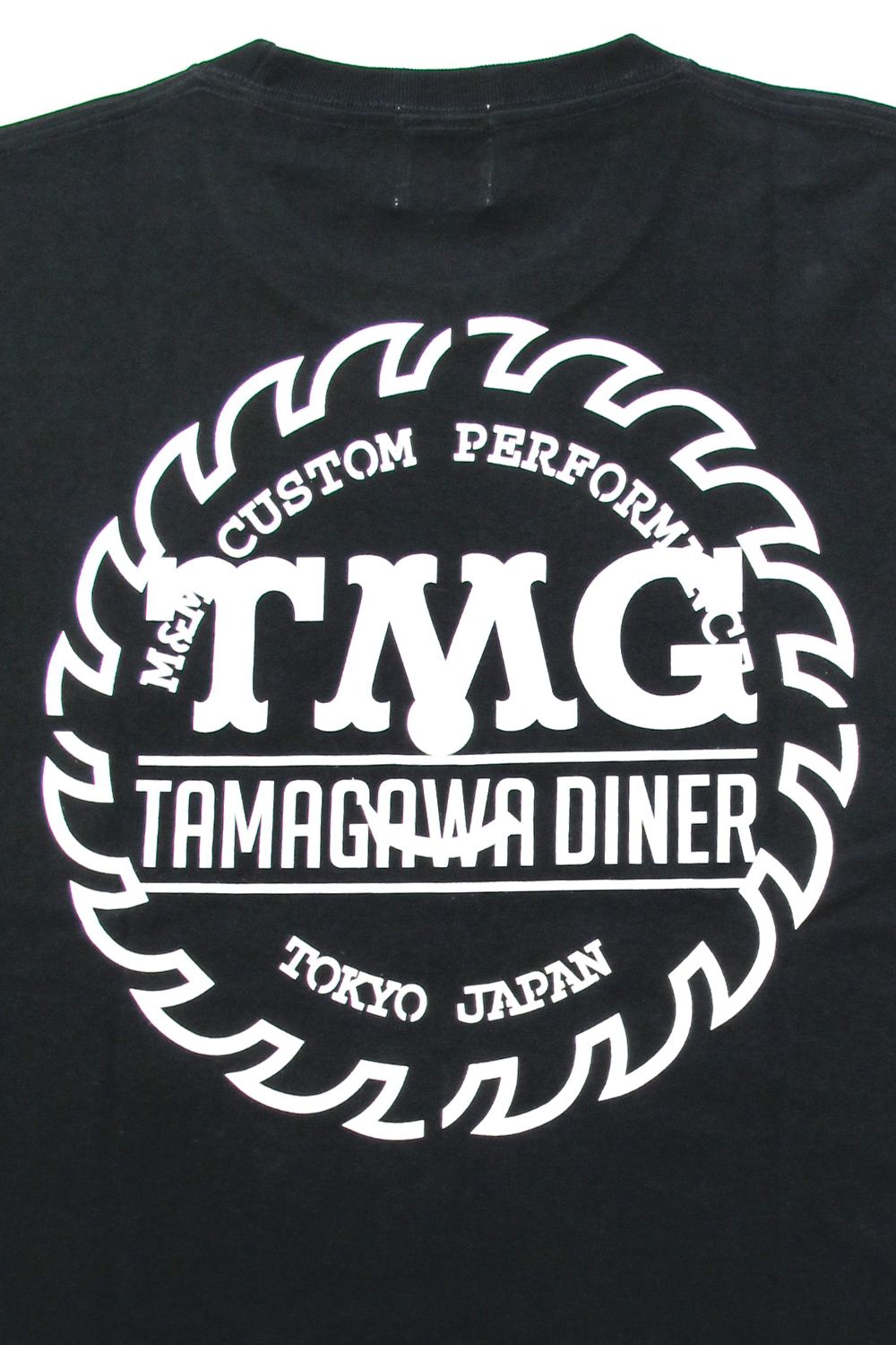 M&M CUSTOM PERFORMANCE - PRINT S/S TEE (BLACK) / ×TAMAGAWA
