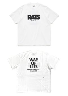 BOX LOGO WAY OF LIFE TEE (WHITE) / 定番人気ロゴT