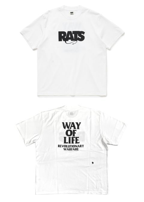 BOX LOGO WAY OF LIFE TEE (WHITE) / 定番人気ロゴT