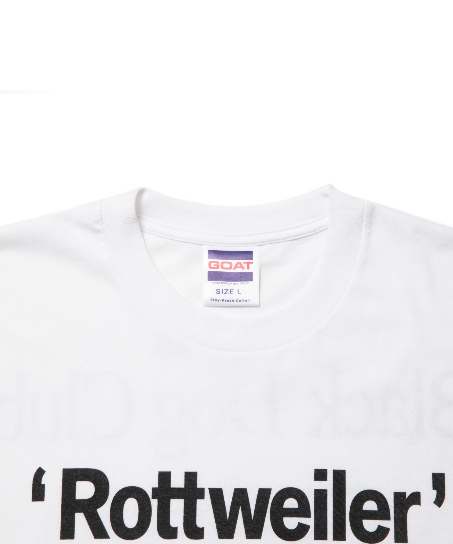 RW TEE (WHITE) / ロゴ プリント Tシャツ
