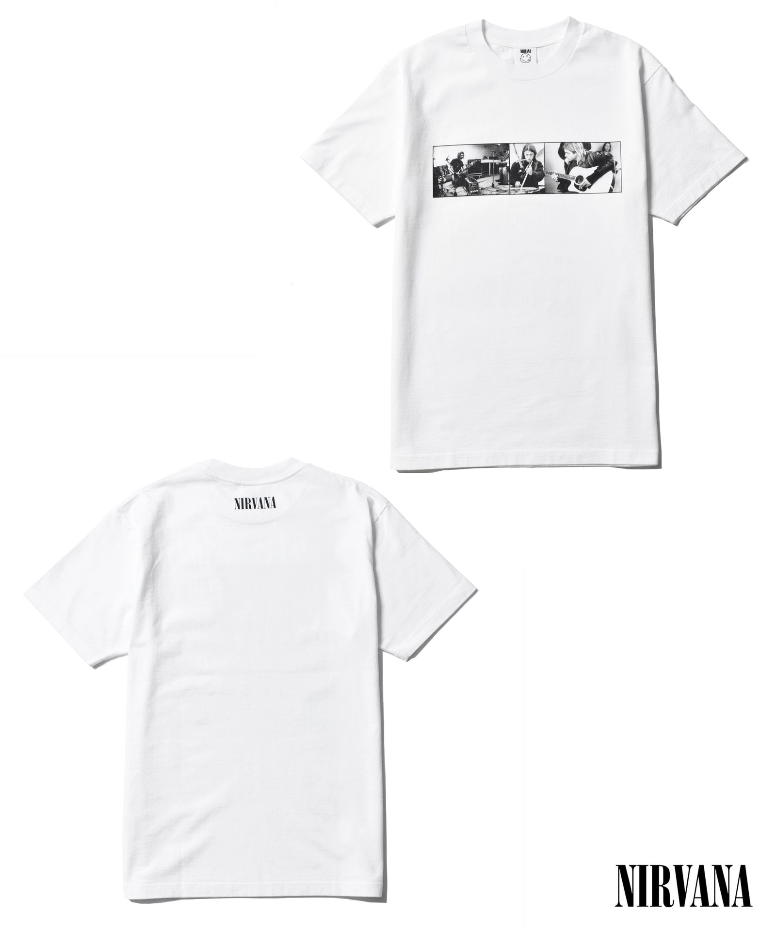 MINEDENIM - × Nirvana ''ML Photo'' Tee (WHITE) / ニルバーナ コラボ