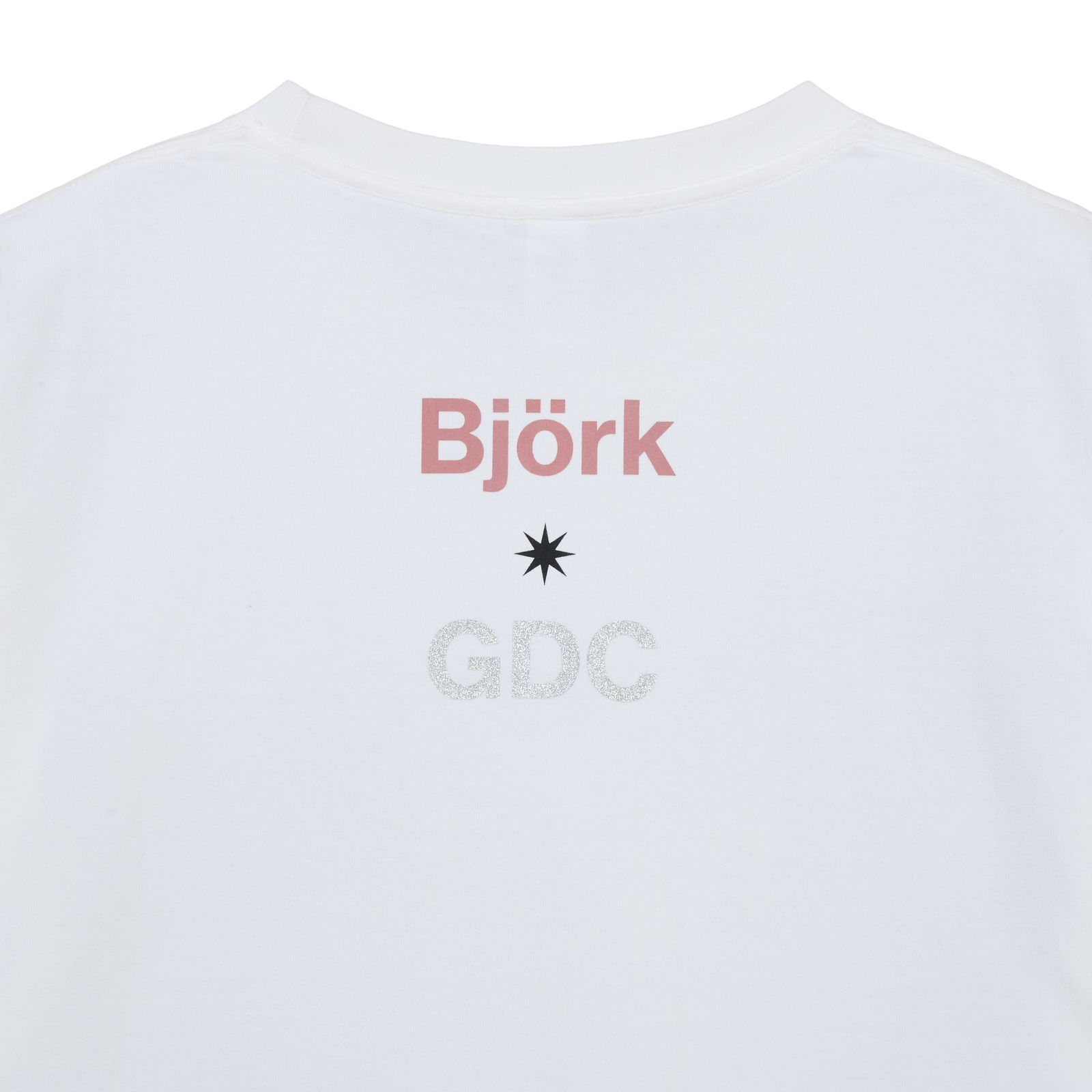 【Bjork by Kevin Cummins×GDC】Color Tee (WHITE) / ×Bjork by Kevin Cummins コラボ Tシャツ