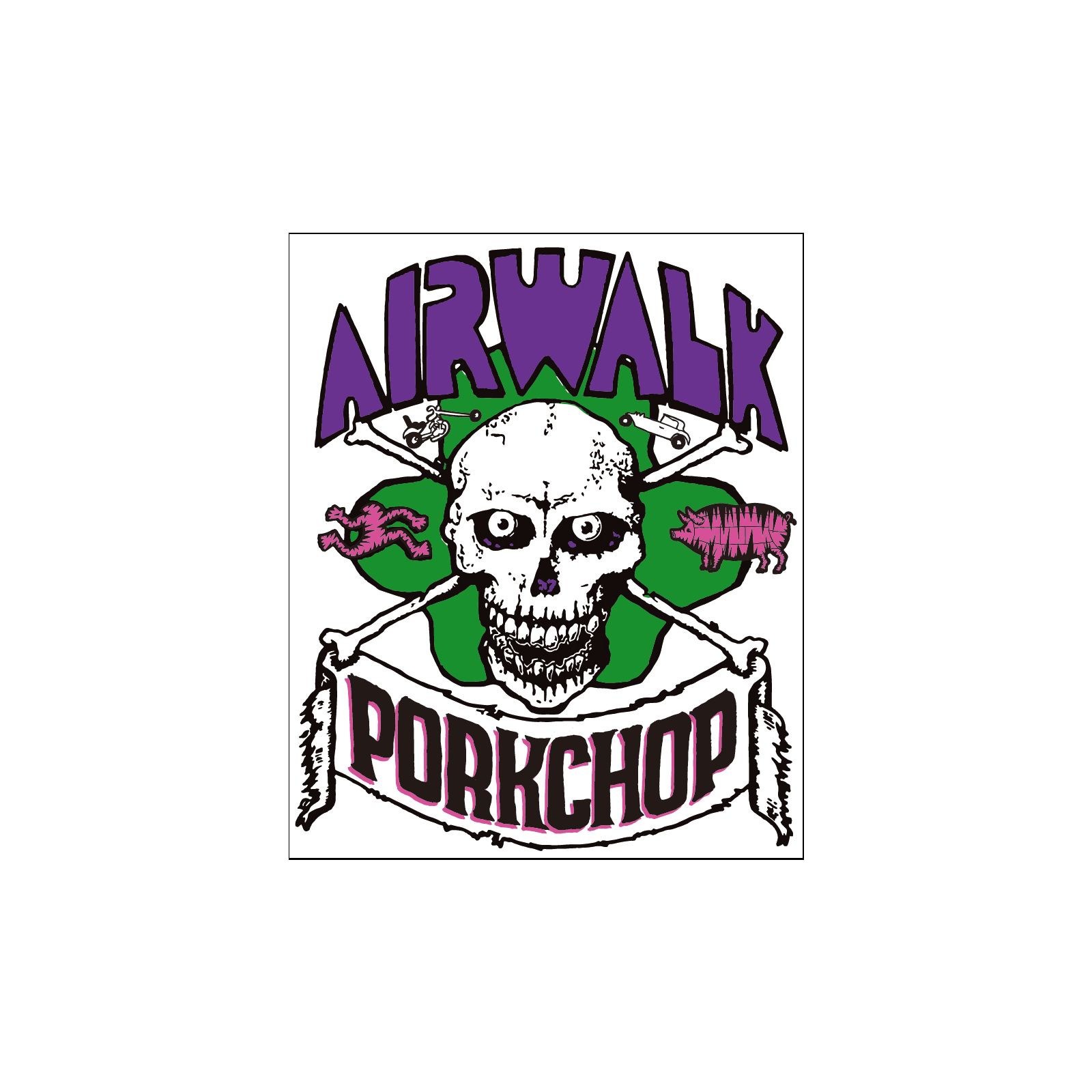 PORKCHOP - AP STICKER SET / ×AIRWALK コラボ ステッカーセット