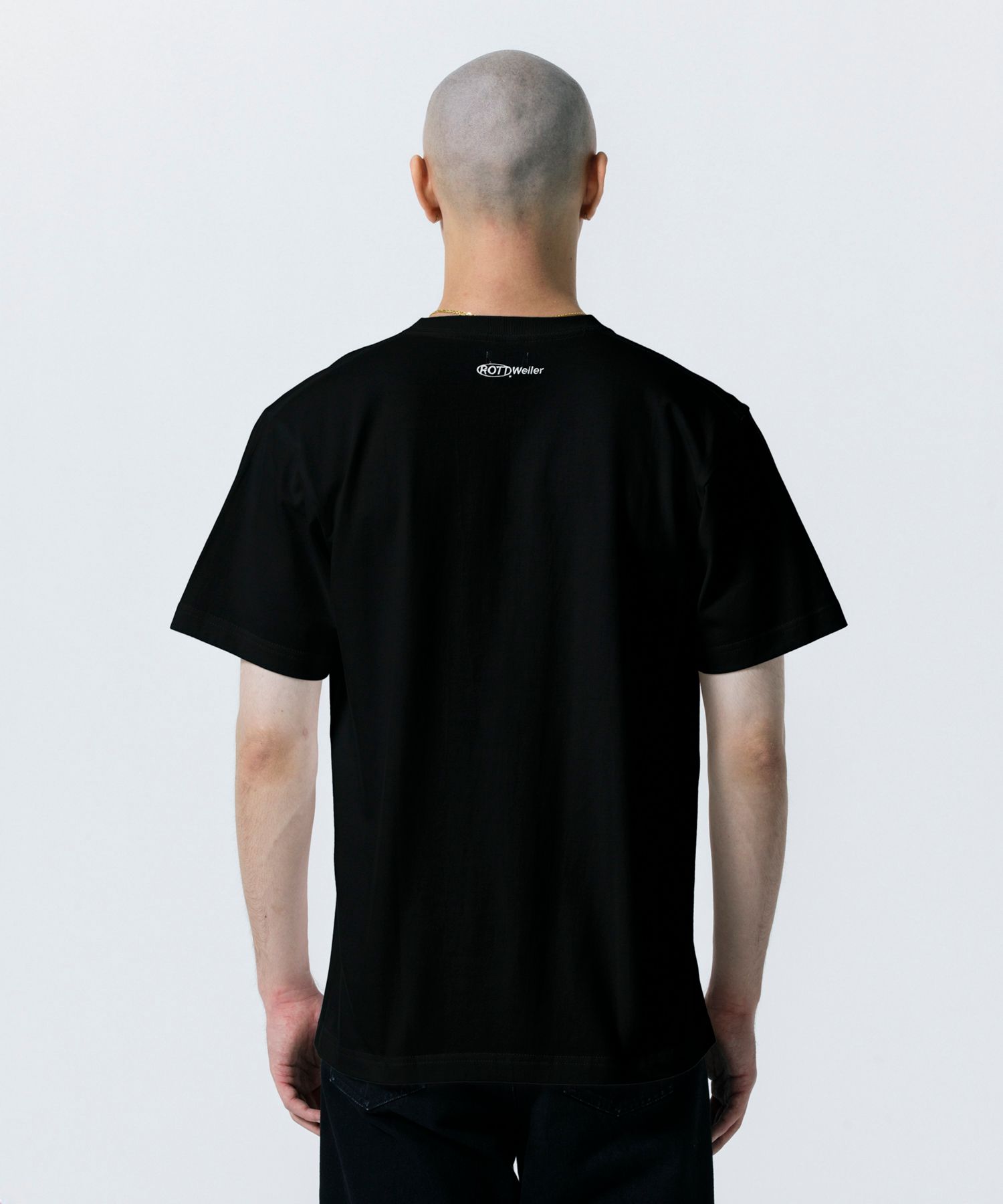 COLLEGE TEE (BLACK) / プリント Tシャツ