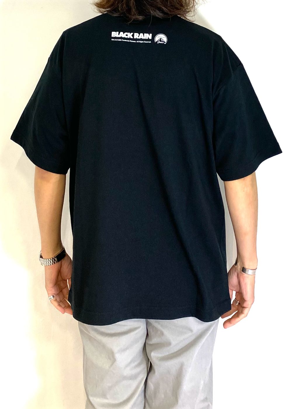 【ラスト1点】『Black Rain』tee tres (BLACK) / ×ブラックレイン コラボ Tシャツ