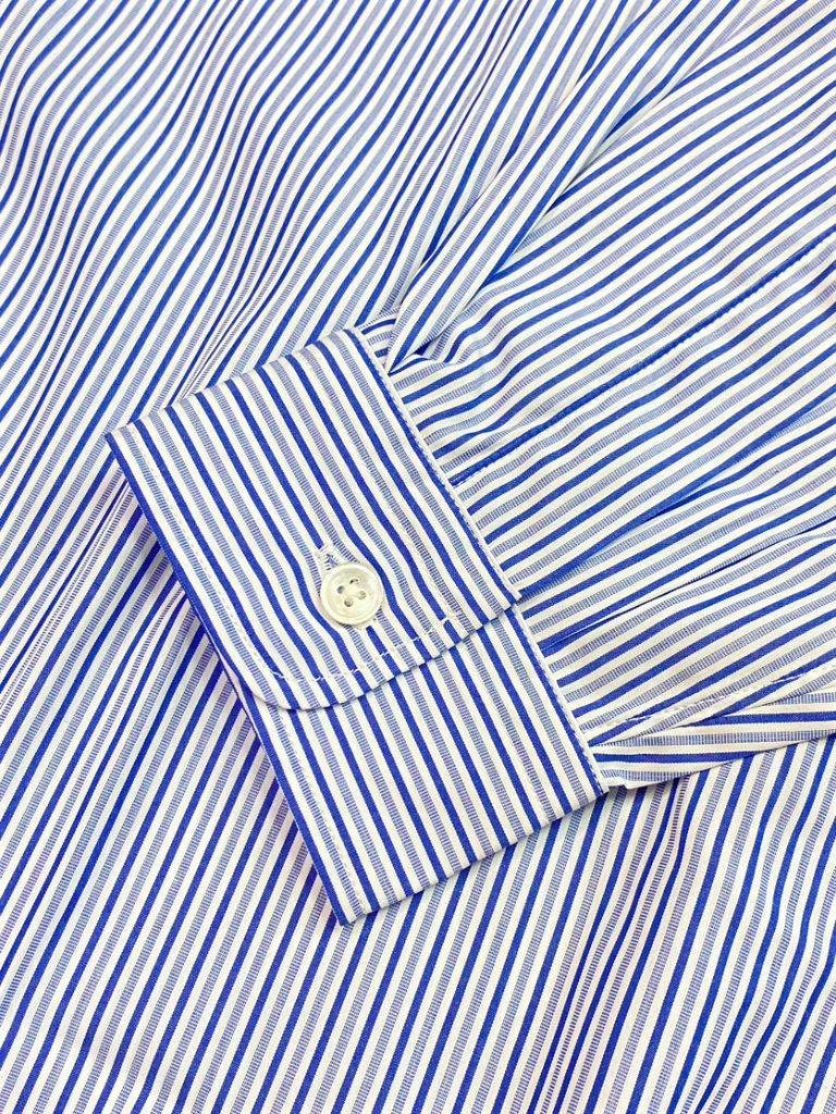 COOTIE PRODUCTIONS - Stripe Broad L/S Shirt (SAXE) / ストライプ 