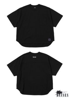 ×MASSES FT SHIRT (BLACK) / マシス コラボレーション フットボール Tシャツ