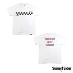 ×SUNNY C SIDER CHECKER LOGO S/S TEE (WHITE) / サニーシーサイダー コラボチェッカーロゴT