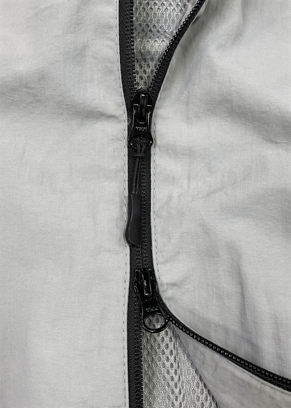 PORK BACK NYLON JKT (GRAY) / ポークバック ナイロン トラック ジャケット