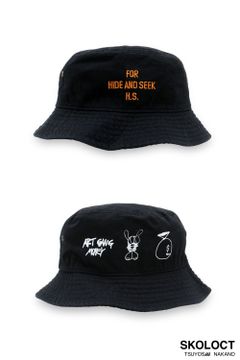× SKOLOCT HAT (BLACK) / スコロクト コラボバケットハット