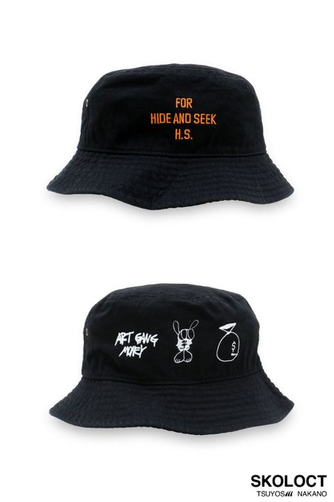 × SKOLOCT HAT (BLACK) / スコロクト コラボバケットハット